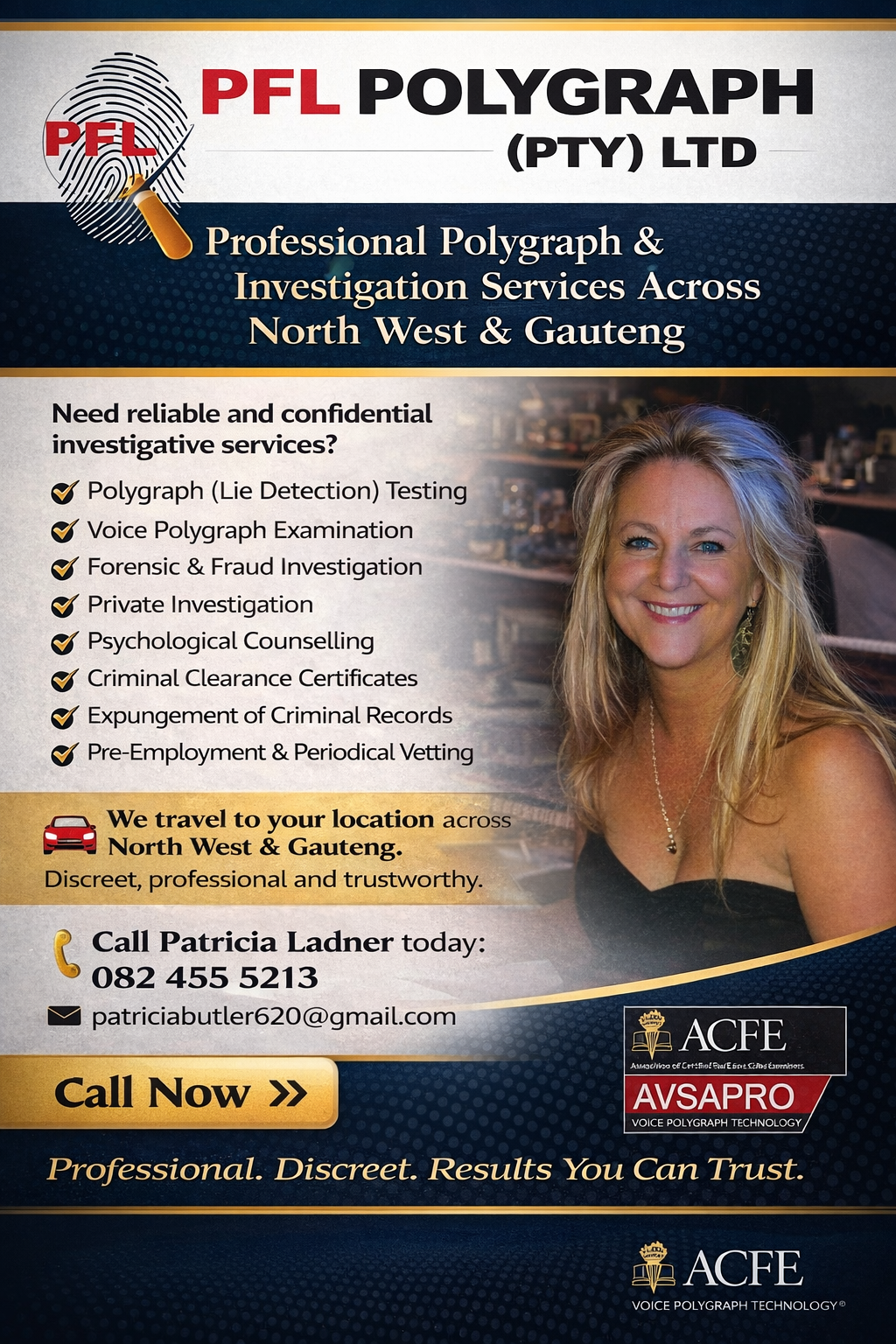 PFL Polygraph Services Poster